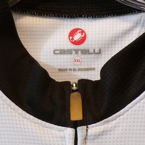 CASTELLI CYCLING PERFORMANCE SHORT SLEEVE FULL ZIPPERED BICYCLE JERSEY - Picture 7 of 7